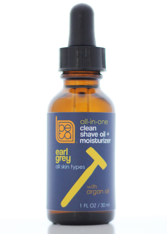 Beta Naturals All-In-One Clean Shave Oil + Moisturizer - Earl Grey